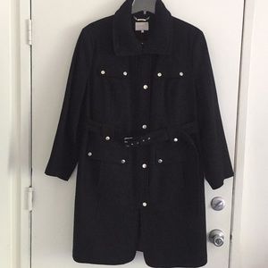 BLACK LONG WINTER COAT❄️